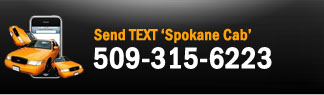 TEXT Taxi Booking 'Spokane Taxi' 509-263-6661